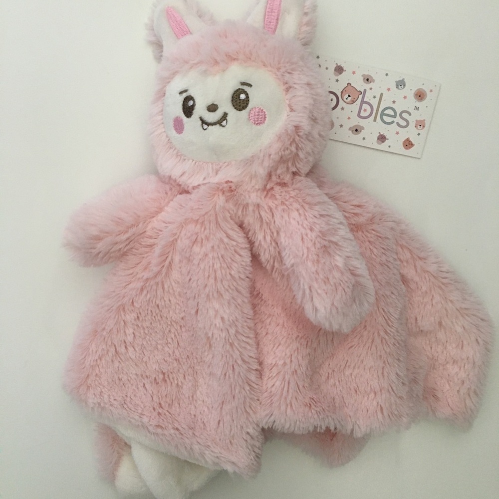 NEW Oobles Lovey Pink Soft Baby Toy Rattle | Danbar